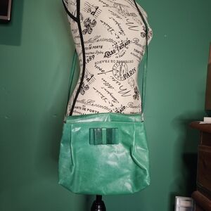Vintage Green Leather Bag